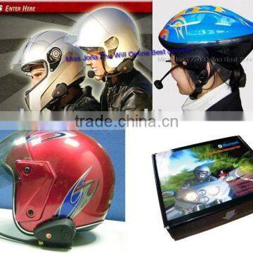 motorbike intercome headset +bluetooth +mp3+FM radio