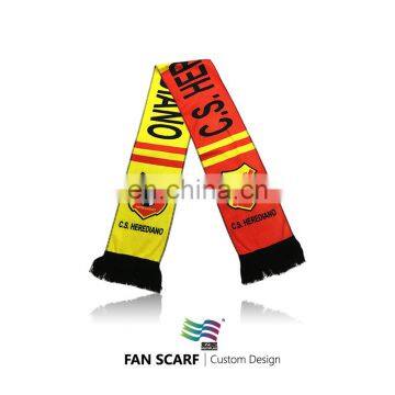 Acrylic Jacquard Football Fan Scarf Wholesale