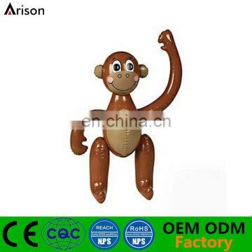 Customizable inflatable 3D monkey toy inflatable animal figure inflatable monkey doll