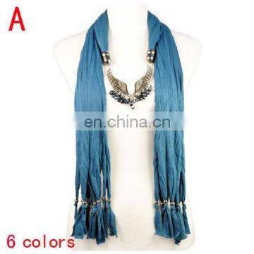 Angle Wing charm jewelry scarf without stones on wing onilne wholesale