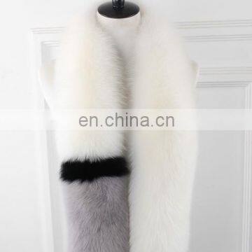 New Fashion Fox Fur Stole Genuine Fox Fur Shawl Fur Cape For Girl photo-5