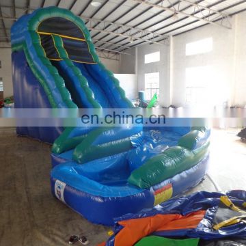 Hot sale giant inflatable water slide with curved slideway