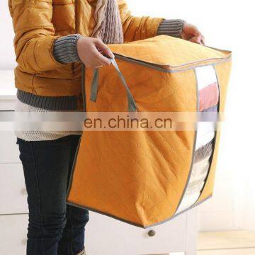 High Quality Thickened & Foldable Colorful Non-woven Carbon Fabric Apperal Quilt Storage Box photo-6