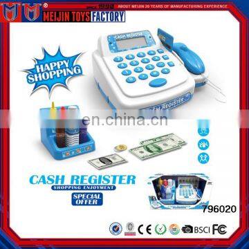 educational cashier play set for kids , electronic casher toy