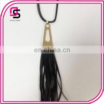 Fashion trend long with tassel sweater chain all-match for ladies necklace