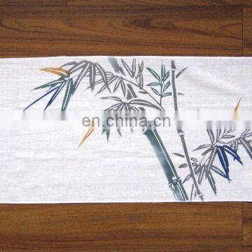 chinese ink bamboo hand towel 100%cotton