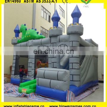 Backyard grey bounce house kids funny inflatable jumping castle