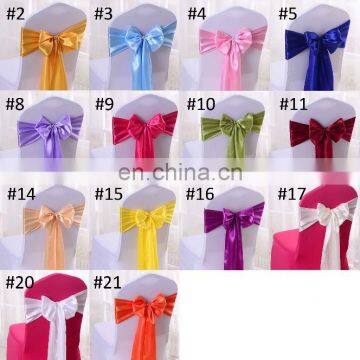 2015 Most Popular Items From Chinese Factory Organza Cheap Purple Ruffle Chair Sash photo-6