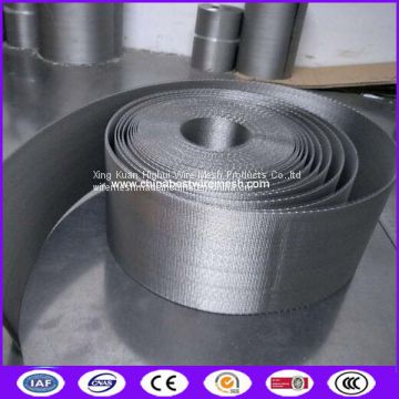 SS302 Automatic Continous Belt Screen Filter Mesh for food packaging filteration