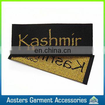custom high quality charm woven labels for clothing in india