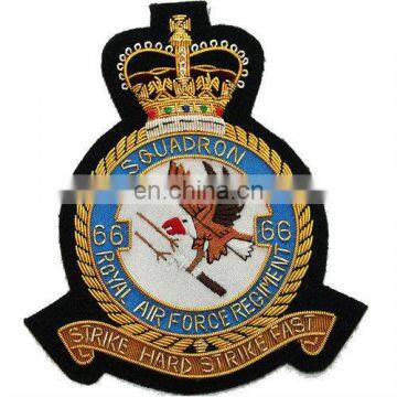 Hand Embroidered Wire & Silk Blazer Badges | UK Blazer Badges & patches