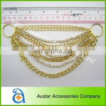 Wholesale gold Crystal Rhinestone metal Bikini Connectors - Fitness / Bikini Model Comps