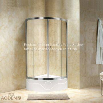 Quadrant Tempered Glass Sliding Door Shower Room