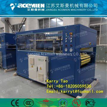 Wood plastic decoration board making machine