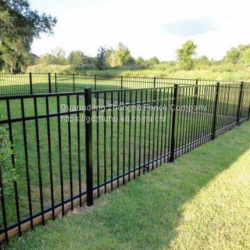 Long used life commercial welded ornamental iron fence for Singaport