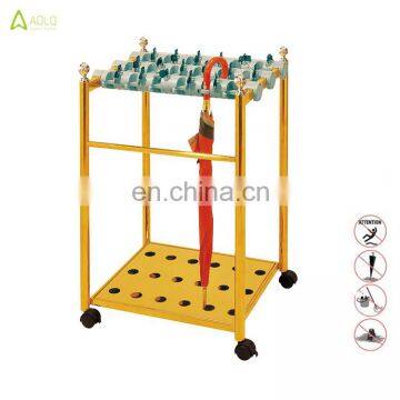 Eco-friendly wet umbrella display stand rack