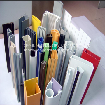 2019 new style PVC Plastic Cabinet T-molding Furniture Edging T Edge Banding Trim Strip