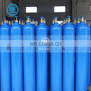 MSDS Gas Supplied High Pressure Seamless Steel E Size Oxygen/Nitrogen/Argon/CO2 Gas Cylinder