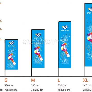 Free shipping custom logo printed rectangle flag/square flag /customized beach flag, flag only