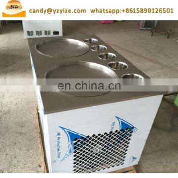 Commercial Thailand Rolled Fried Ice Cream Machine Price Fry Ice Cream Machine photo-5