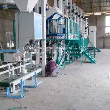 morden rice process machine grain  milling equipment with spare parts