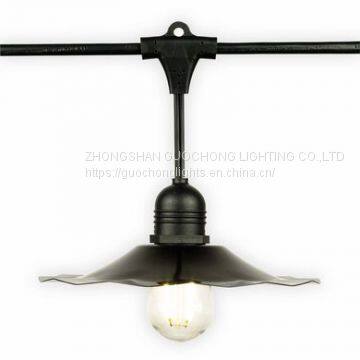 SAA Listed, 10 E27 SUSPENDED SOCKET, OUTDOOR COMMERCIAL WEATHERPROOF STRING LIGHT,10M CORD