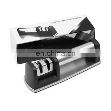 2-Stage Kitchen Knife Sharpener to Restore Straight Knife Blades Quickly for Kitchen