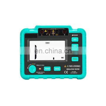 500V/1000V  Insulation/Continuity Tester megger  with Digital Display insulation tester resistance