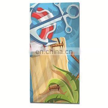 New Square Floral Beach Towel Custom Logo Print photo-6