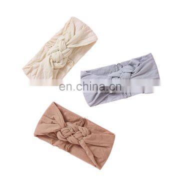 Twist Knot Elastic Nylon Headbands Baby Headband Girl's