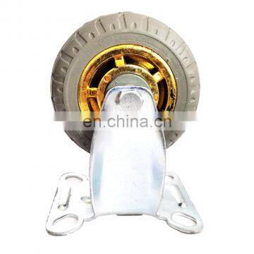 Steel Rubber PU TPR Medical Heavy Duty Cast Iron1 Inch Swivel Castor Wheel photo-5