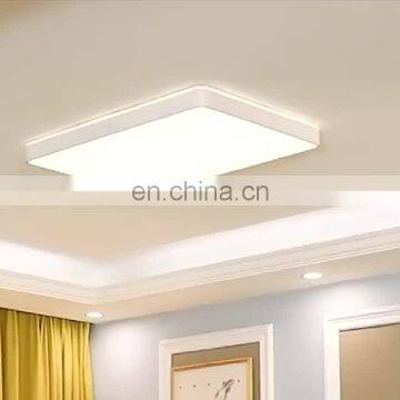 Simple round white bedroom ceiling lamp LED chandelier