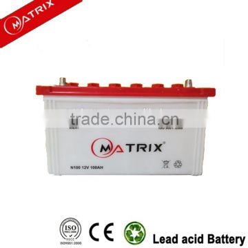 Hot Best price Plastic case 12 Volt 100ah car battery