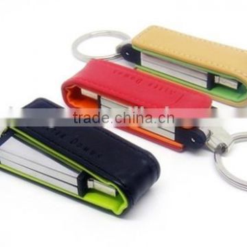 Factory Wholesale Leather USB Flash Drive 1GB-64GB