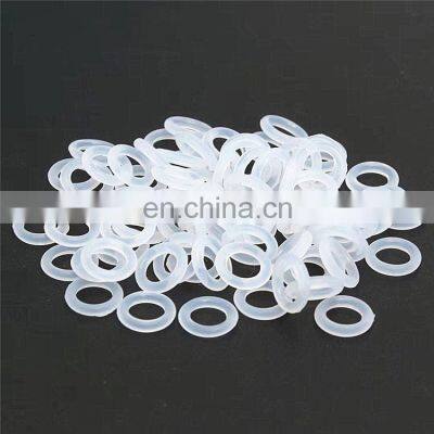 Good Quality Transparent Rubber O-rings 1mm Thickness Transparent Silicone Rubber O Ring for wholesale