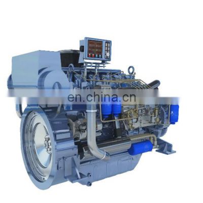 China Weichai Deutz 250HP 168kw Marine Diesel Engine Wp6 Boat Engines