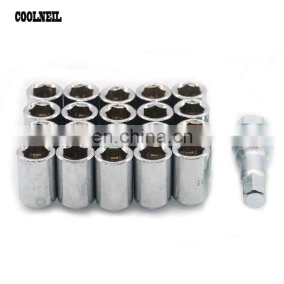 Guangzhou 20+1 Tire Modified Iron Locking Steel Lug Nuts Inner Hexagon Locking Nut