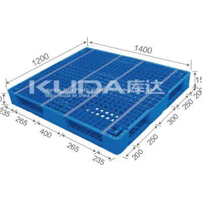 heavy duty rack for warehouse of china manufacturer 1412C WGSM PLASTIC PALLET（BUILT-IN STEEL TUBE）