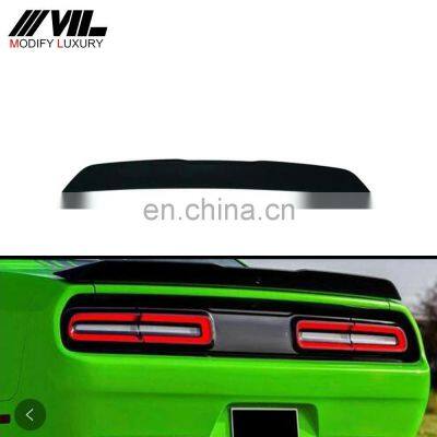 Original Style ABS Car Rear Wing Primer Color Rear Spoiler For Dodge Challenger 2015-2018