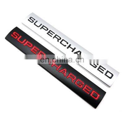 for Land Rover Logo - Insignia Sticker Back Bumper Grille Trunk Sticker Emblem Supercha Logo Badge Black Silver Red English Logo