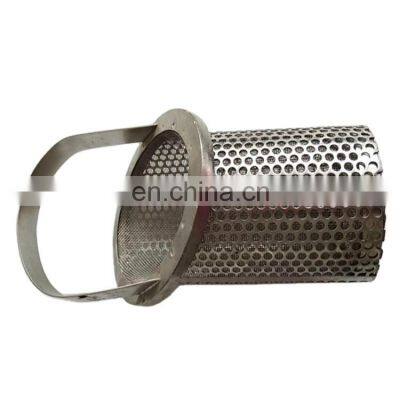 stainless steel basket of the suction strainer