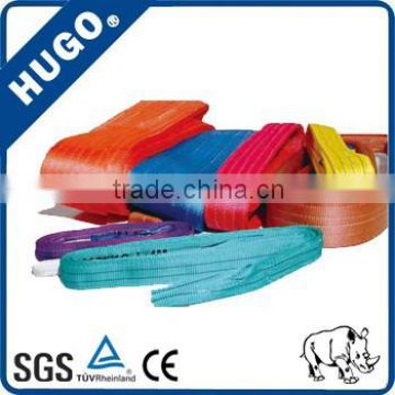 Webbing cargo lashing strap belt type sling