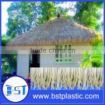 Cheap Anti-UV plastic artificial thatch roofing for cottage