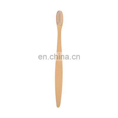 Custom Logo Eco-friendly Organic Natural Medium Bristle Bamboo Charcoal Toothbrush photo-2