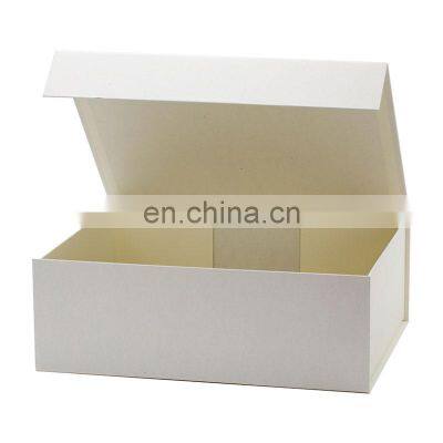 Custom Luxury Gift Packaging Folding Ivory Color Magnetic Gift Box Suppliers photo-4