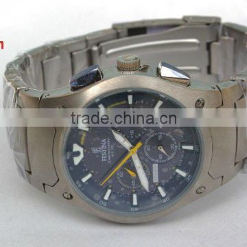 water resistant titanium artware watch