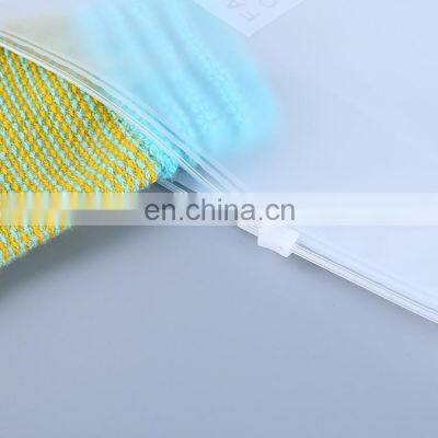 Custom LOGO Clear Zip Lock Plastic Underwear Zipper Swimming Clothes Packaging Bag photo-4