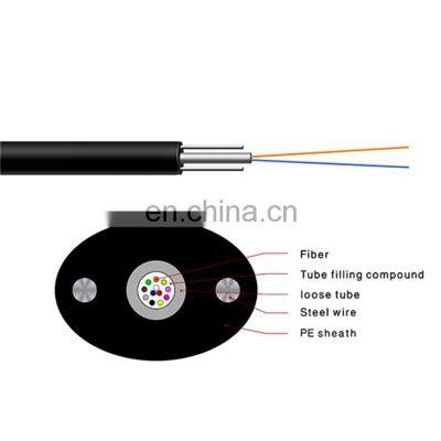Hanxin Outdoor Drop Self Supporting FTTH Bow Type Network Fiber Optic Cable photo-5