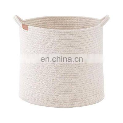 large cotton rope basket 15x20\