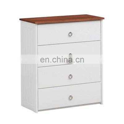 Home Decoration Living Room Furniture Side Cabinet with 4 Drawers for Storage